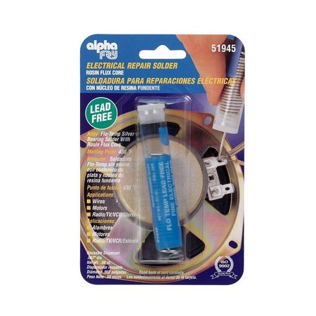 ALPHA ASSEMBLY SOLUTIONS .05Oz .062 Elec Solder AM51945